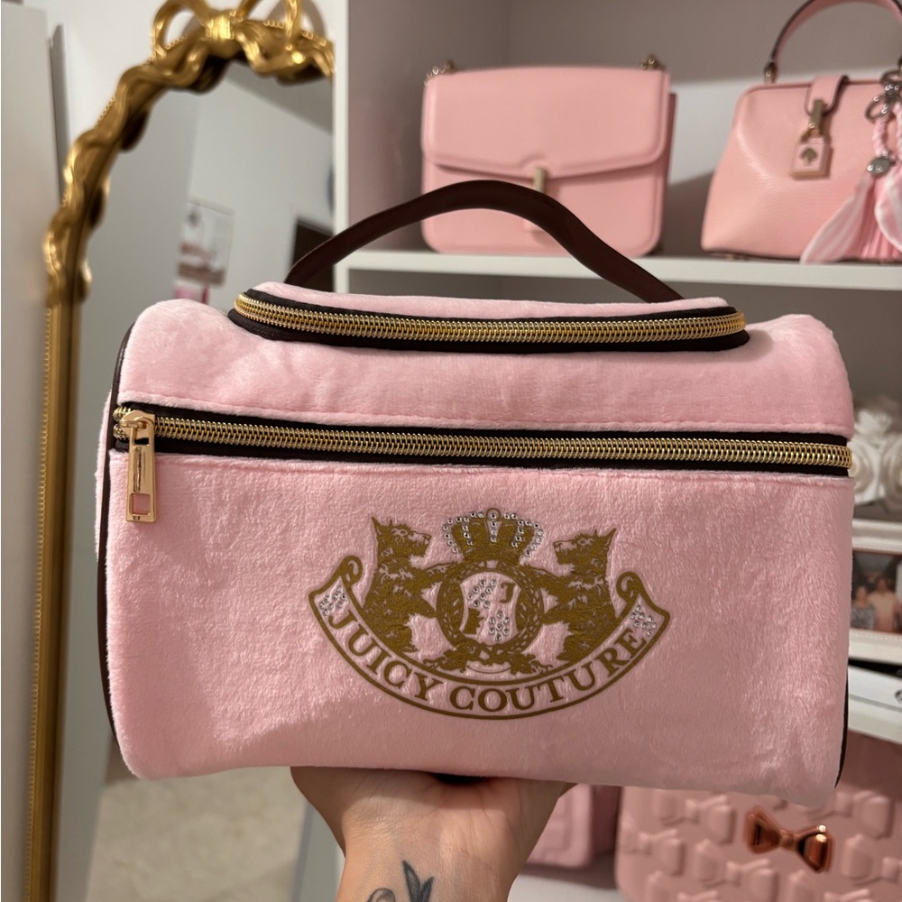 Juicy Couture pink velvet bag